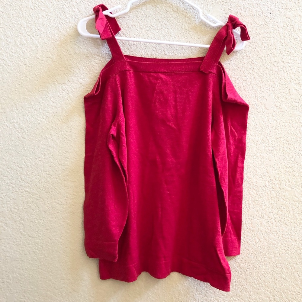 J.Crew Off The Shoulder Tie Top